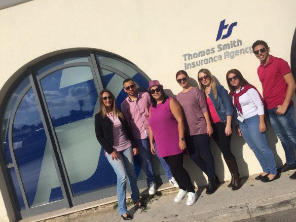 Thomas Smith Insurance Agency, Dress Down Fridays, Breast Cancer Awareness