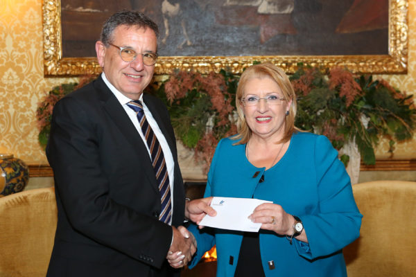 Thomas Smith, Christmas Charity Swim, President of Malta, Malta Community Chest Fund